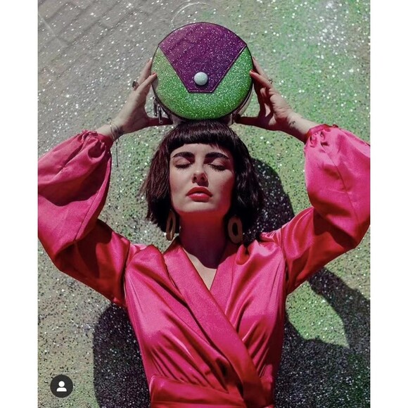 NWT C/MEO Collective Fuchsia Wrap Dress - Picture 4 of 4